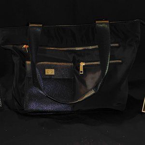 Everyday Black & Gold Shoulder Bag